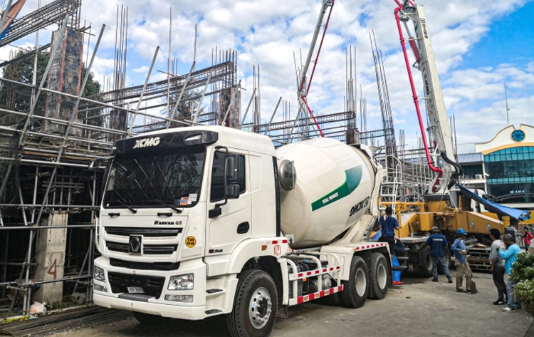 XCMG Factory G10V 10cubic Schwing Mobile New Cement Mixing Machine Concrete Truck Mixer Price for Sale