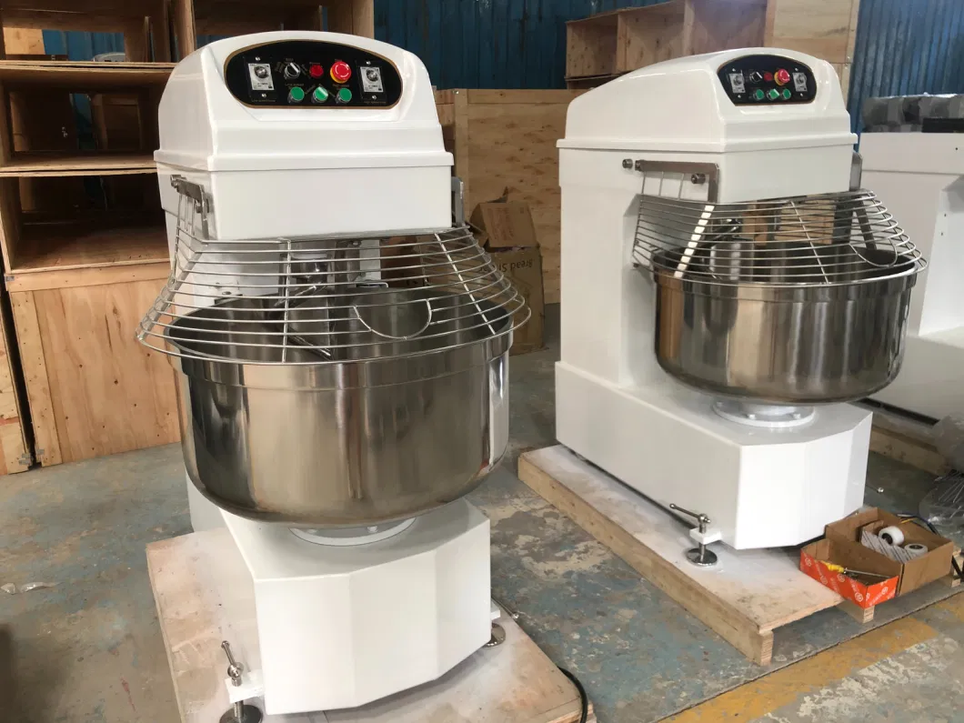 Amasadora De Pan Industrial Baking Equipment Bakery Automatic Spiral Dough Mixer with CE